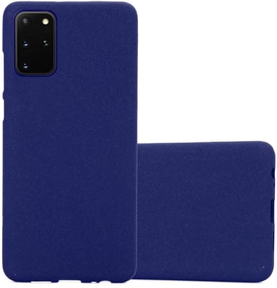 Cadorabo Hoesje geschikt voor Samsung Galaxy S20 PLUS in FROST DONKER BLAUW - Beschermhoes gemaakt van flexibel TPU silicone Case Cover