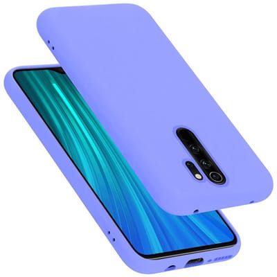 Cadorabo Hoesje geschikt voor Xiaomi RedMi NOTE 8 PRO in LIQUID LICHT PAARS - Beschermhoes gemaakt van flexibel TPU silicone Case Cover