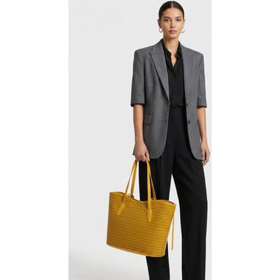 Coccinelle Large Tote Bag In Mustard Yellow Taglia: OS | Borsa di tela Outlet | Donna | Giallo