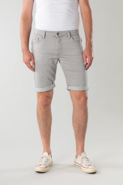 New Star heren bermuda short Valero  jogg jeans grey denim - 3XL