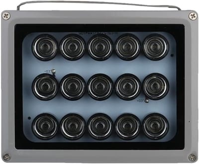 Infrarood Camera Verlichting - IR Illuminator Nachtzicht - Beveiligingscamera Verbeteren - Automatische Sensor - 20-30m Bereik - Zwart Grijs