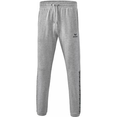Erima Essential Team Sweatbroek Heren - Slate Grey / Licht Grey Melange | Maat: S