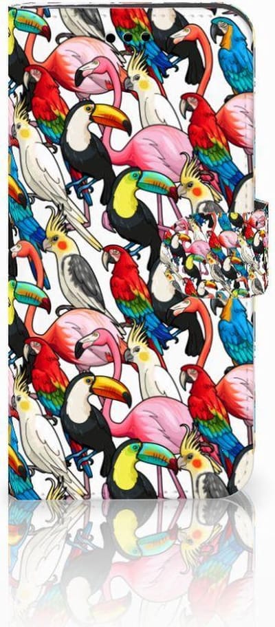 Huawei P10 Lite Telefoonhoesje met Pasjes Birds