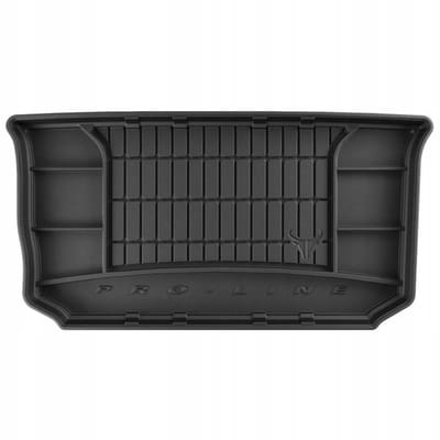 FROGUM Kofferbakmat - Rubber - Geschikt voor RENAULT TWINGO III (2014-2018) - Hatchback - 5-deurs - Organizer functie - Zwart