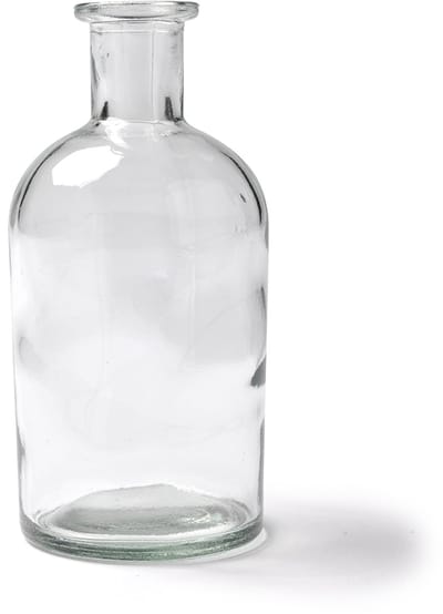 ARTYFETES - Fles met bericht in fles 13,5 cm transparant glas