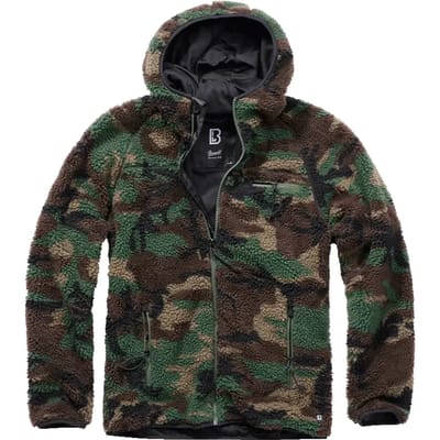 Brandit - Teddyfleece Worker Jacket - S - Groen