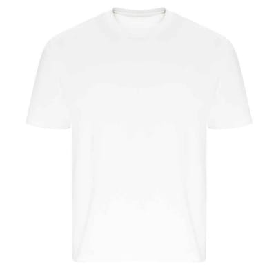 Ecologie Unisex Gerecycled Oversized T-shirt voor volwassenen (Wit)