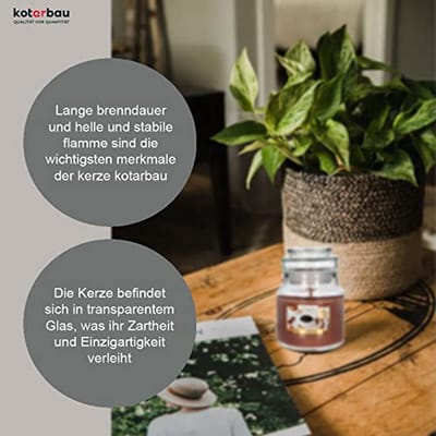 Decoratieve Geurkaars in Glas met Deksel - Aromatherapie Cadeau-idee voor Klanten - Framboos Geur - Brandduur tot Uren