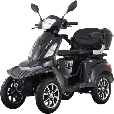 Vista Ecowielen – 4-wiel Senioren Scooter 25 km/u | Comfortabel en Veilig Elektrisch Vervoer