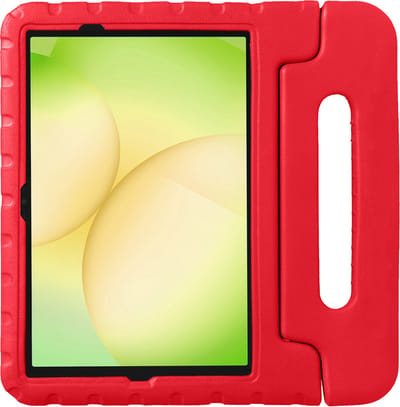 Hoes - Geschikt voor Samsung Galaxy Tab A11 Plus - Kinderhoes Shockproof Bumper - Kidsproof Case - Tablet Hoesje - Kinder Hoesje Cover - Rood