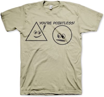 Hybris You're Pointless T-shirt kaki