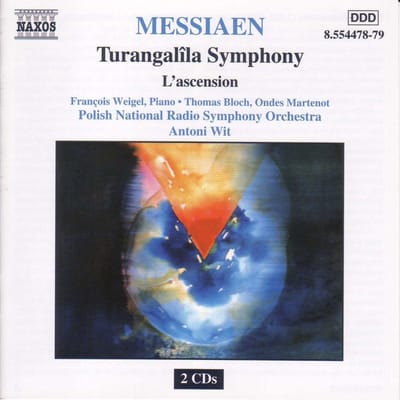 François Weigel, Thomas Bloch, Polish National Radio Symphony Orchestra, Antoni Wit - Messiaen: Turangalîla Symphony | L'Ascension (2 CD)