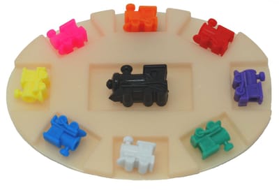 HOT Games domino uitbreidingsset Mexican Train - spel voor kinderen.