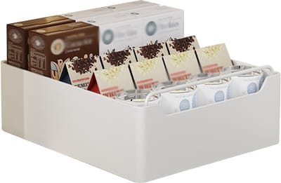 Uitschuifbare Kast Organizer Lade - Zonder Boren - Keukenkast Inrichting & Opbergsysteem - Voor Keuken, Badkamer en Voorraadkast - Wit - 43x30x14 cm
