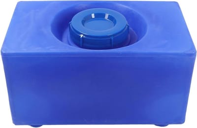 Watertank - Opslagcontainer - Kamperen en Reizen - Lekvrije Constructie - 35 Liter - Blauw