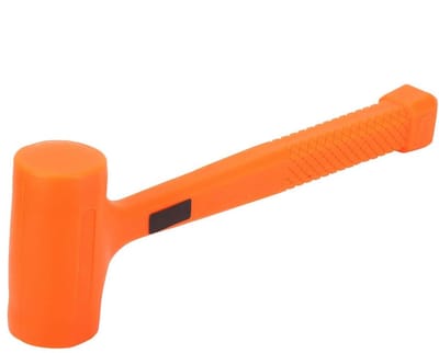 Dailygoods- Maillet 0,5 lb - PVC/Rubber - Antislip Handgreep - Schokbestendig - Vlak Hameroppervlak - Geïntegreerde Stalen Kogel - Rubber Hamer