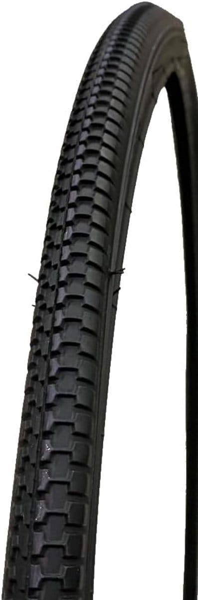 Fietsband - Stadsfiets band - Weggebruik - Rubberen loopvlak - 27x1 1/4 - Zwart