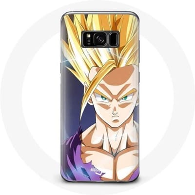 Hoesje voor Samsung Galaxy S8 Dragon Ball Manga Goku Angry Face