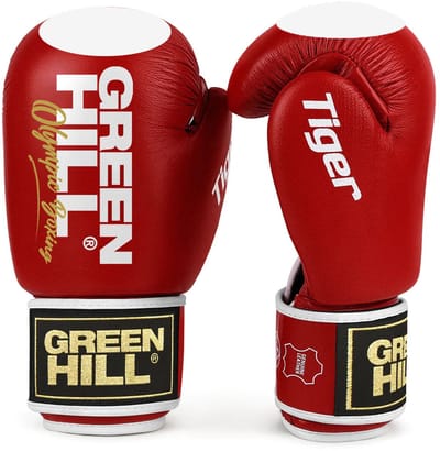 Green Hill Tiger Target 2.0 Bokshandschoenen - Rood (Beschikbaar in verschillende maten)
