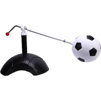 Voetbal Schop Trainer Voetbal Vaardigheid Verbetering Jongleer Schop Trainer voor Training met Basis gray