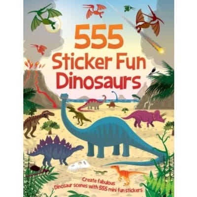 555 Sticker Fun - Dinosaurs Activity Book - 555 Sticker Fun - Oakley Graham