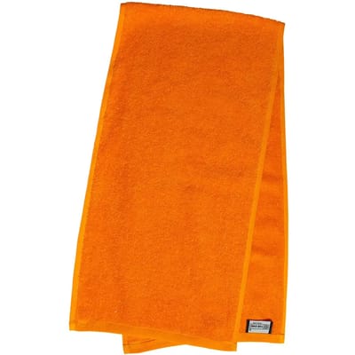 The One Towelling Sporthanddoek - 30 x 130 cm - Nek Handdoek - 100% Gekamd katoen - 450 gr/m² - Fitness handdoek - Oranje
