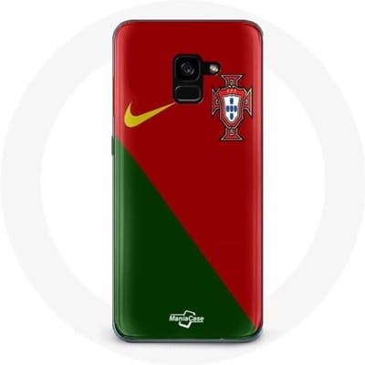 Coque - MANIACASE - Samsung Galaxy A5 2018 - Maillot Nike Portugal - Souple - Sportif
