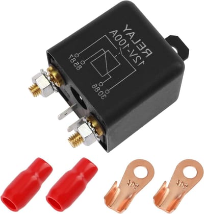 Start relais 12V 100A - 2 pin relais - normaal open - ideaal voor auto en boot - ShopVlot