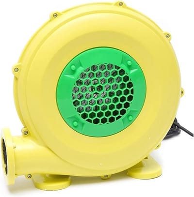 Luchtblazer - Luchtpomp Opblaasbaar - Springkussen Opblazen - Stille Technologie - 58 kg - Geel