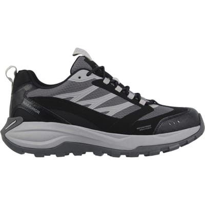 Reebok Mannen Nano X3 Leren Rondneus Platte Sneakers (Grijs/Zwart)