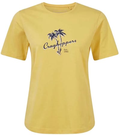 Craghoppers Ally T-shirt Met Korte Mouwen Geel 10 Vrouw