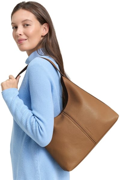 Tom Tailor - TTJEMA M buideltas met decoratieve stiksels - Maat ONESIZE - camel / camel nature