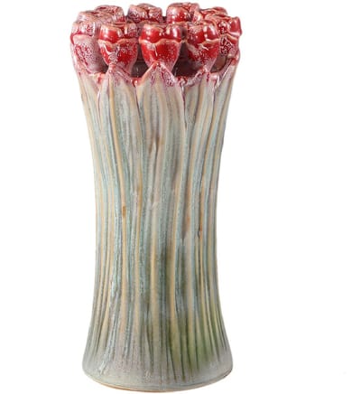PTMD - Vaas Tulips - Groen - 16x16x33cm