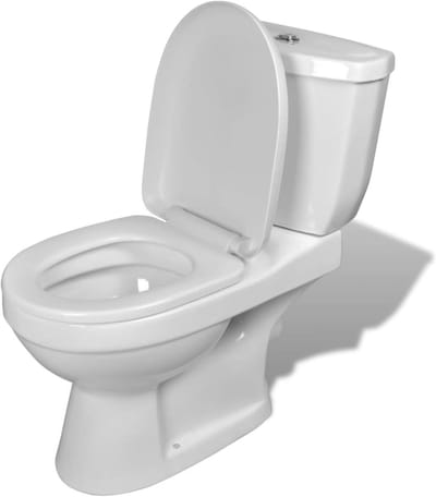 Toilet met spoelbak - Complete set - Badkamer inrichten - Soft-close mechanisme - Dubbel spoelsysteem - Wit
