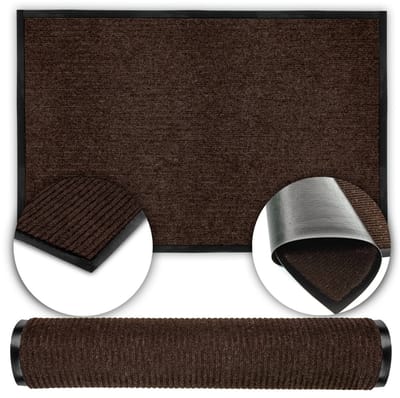 Grote Buiten Deurmat 90x150cm - Antislip & Vuilwerend - Bruin
