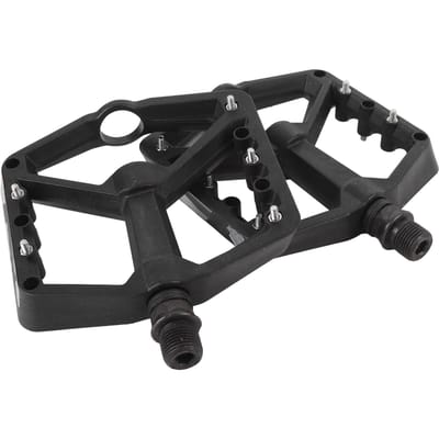 1 Paar Fietspedalen Vervanging Nylonvezel 2 Lagers Antislip Mountainfietsaccessoires Lake black