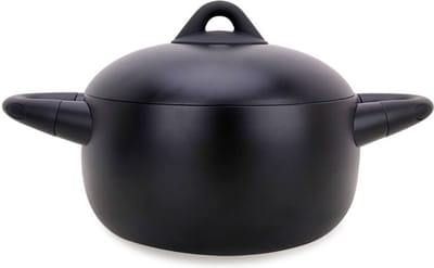Maestro MR-4017-18 - Kookpot met deksel 2.2L (18 cm) - Gegoten aluminium - Antiaanbaklaag - Zwart
