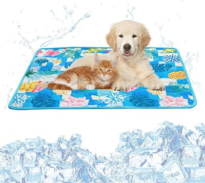 Verkoelende Hondenbed en Dekentje voor Zomer, Zachte Koelmat voor Honden en Katten, 60 x 50 cm, Ideaal voor Warm Weer en Huisdieren