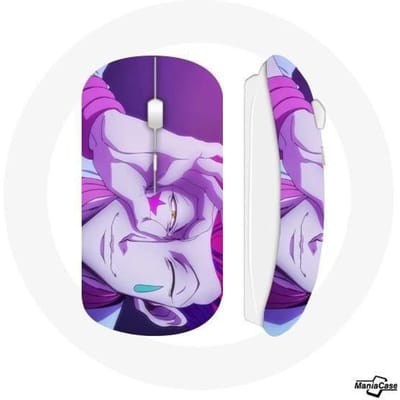 Draadloze Muis - Hisoka - Hunter x Hunter - Paars - Compatibel Mac en PC - Wifi USB-stick inbegrepen