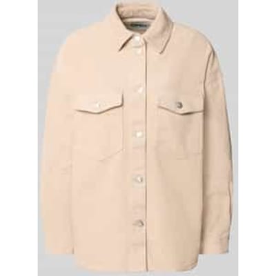 Loose fit hemdjack van pure katoen model 'TIGGY'