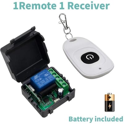 433Mhz draadloze afstandsbediening schakelaar DC 12V 1CH relaismodule ontvanger RF-zender voor garagegordijn huishoudelijk apparaat
