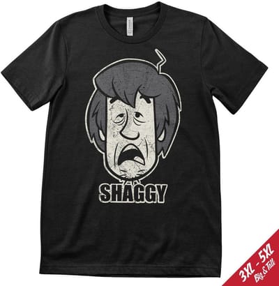 Scooby-Doo T-shirt Shaggy Distressed T-shirt WB-1-SBD006-H68-2