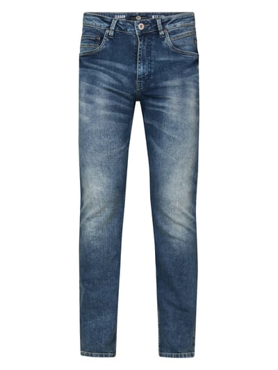 Petrol Industries Heren Jeans Slim Fit Seaham - Spijkerbroek - Essentials Collection - Blauw - Maat W33L34