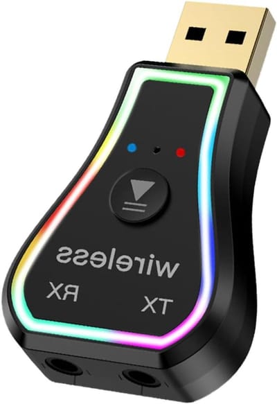 Audio Zender Ontvanger - Draadloze Adapter - Muziek Streamen - Zender en Ontvanger - 5.5 x 3 x 3 cm