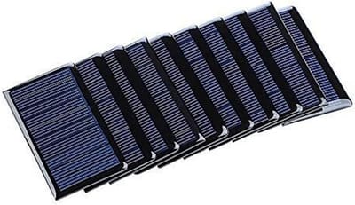 Zonnecellen Set - Zonnepanelen Doe-het-zelf - Energie Projecten - Hoge Conversie - 10 Stuks - Blauw