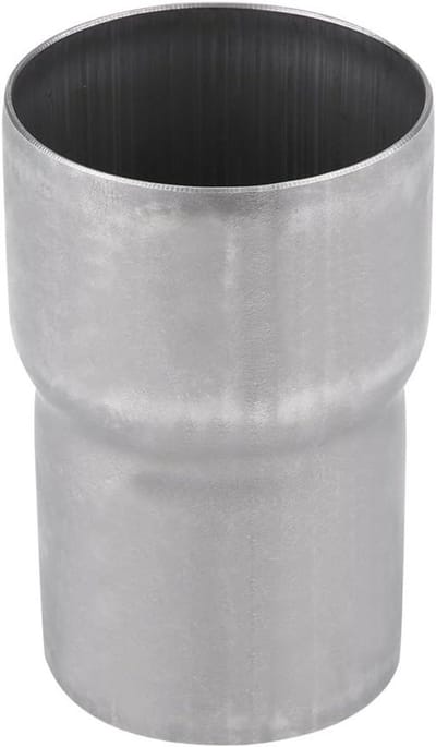Universele 2" naar 2.5" uitlaatpijpadapter voor motoren - RVS connector voor uitlaatsysteem, reducer en modificaties 51mm tot 60mm