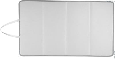 Draagbare Strijkmat - Strijkdeken Reisstrijkmat - Kreukvrije Kleding - Hittebestendig Isolatiepad - 68 x 41 cm - Grijs