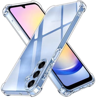 Mobile5 - Samsung Galaxy A16 - Transparant telefoonhoesje - Anti Shock - Schokbestendig