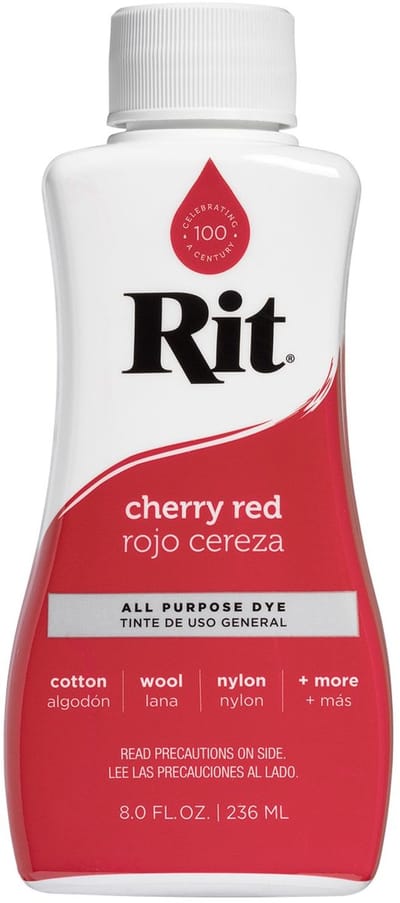 Rit Liquid Cherry Red - Rit Dye - Rit
