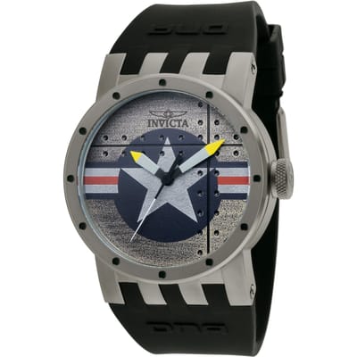 Invicta DNA 11649 Heren Horloge - Quartz Uurwerk - Roestvrij Staal met grijze Wijzerplaat - 46mm